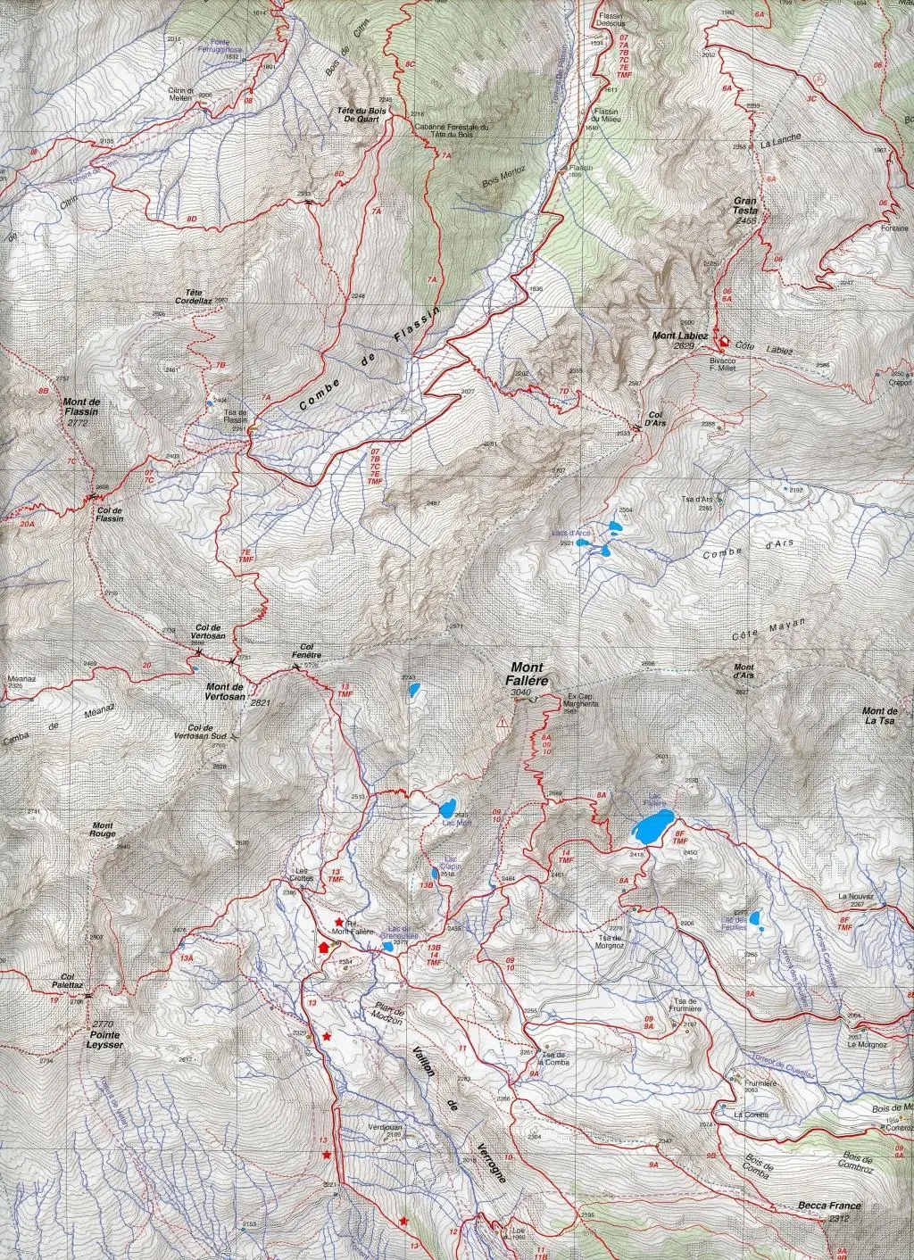 Bild: 9788897465478 | Carta n. 30. Gran San Bernardo, Valle di Ollomont, Mont Fallére,...