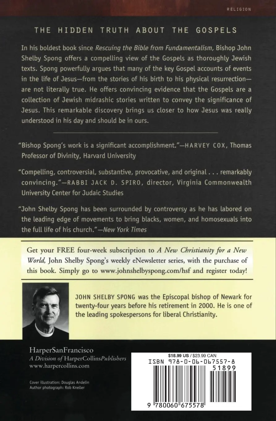 Rückseite: 9780060675578 | Liberating the Gospels | John Shelby Spong | Taschenbuch | Englisch