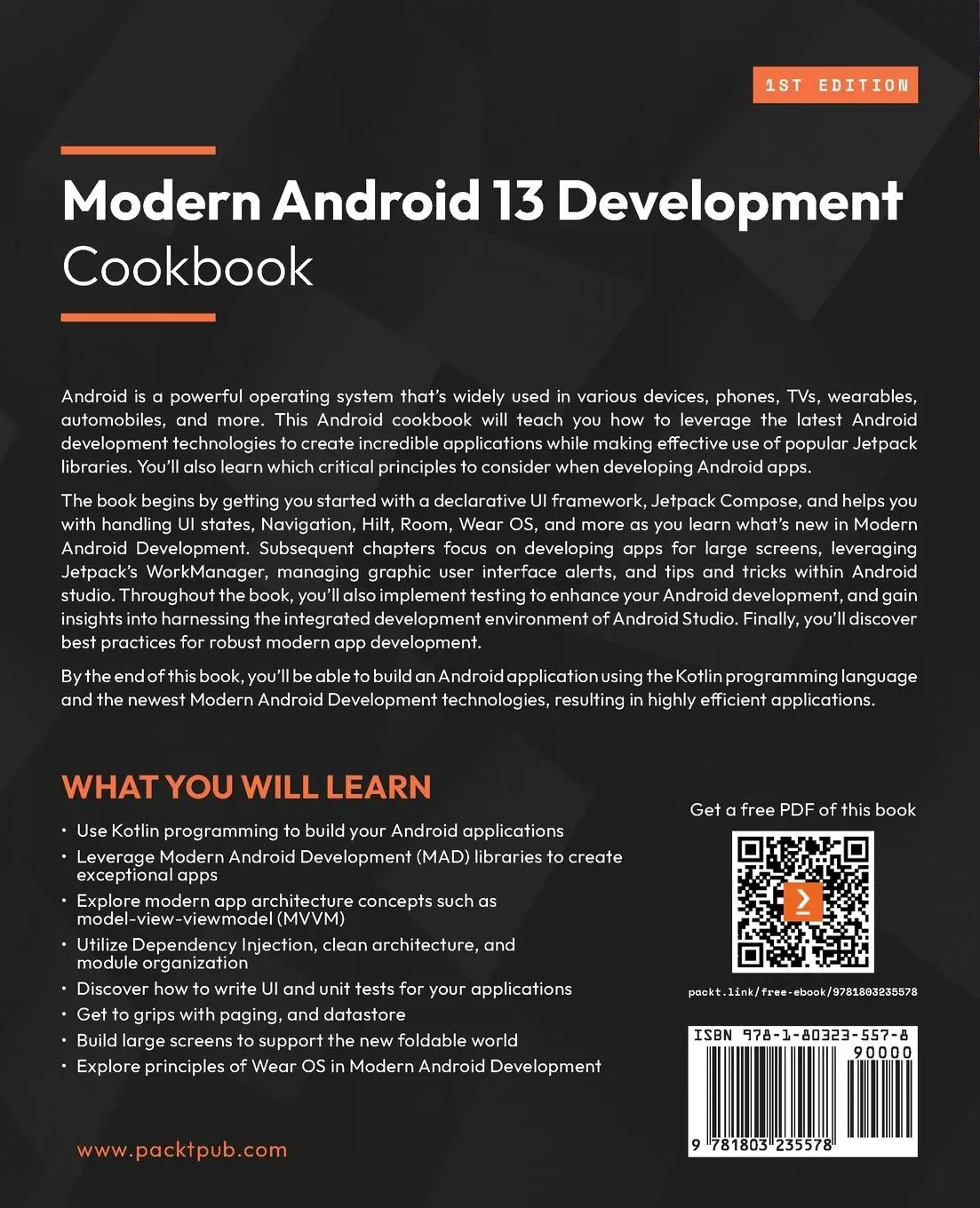 Rückseite: 9781803235578 | Modern Android 13 Development Cookbook | Madona S. Wambua | Buch
