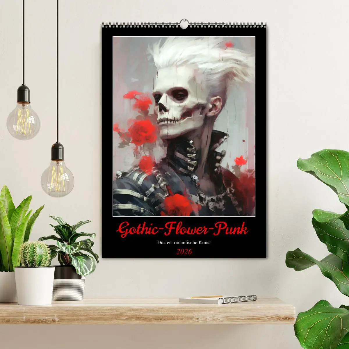 Bild: 9783516315578 | Gothic-Flower-Punk. Düster-romantische Kunst (Wandkalender 2026 DIN...