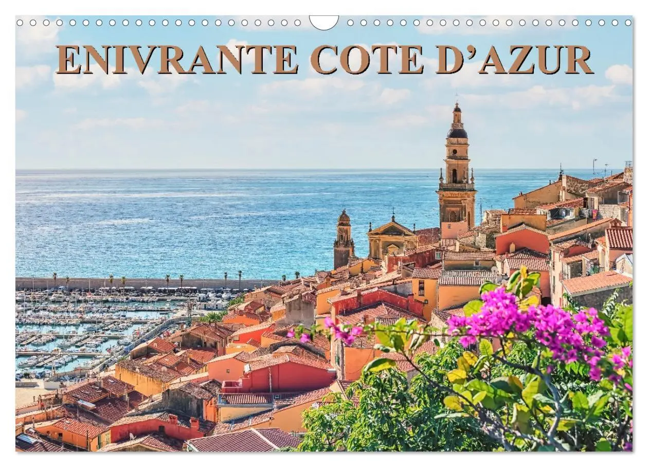 Cover: 9783516555578 | Enivrante Côte d'Azur (Calendrier mural 2026 DIN A3 vertical),...
