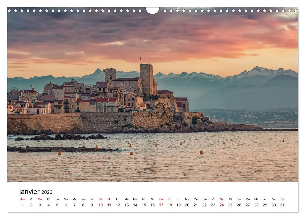 Bild: 9783516555578 | Enivrante Côte d'Azur (Calendrier mural 2026 DIN A3 vertical),...