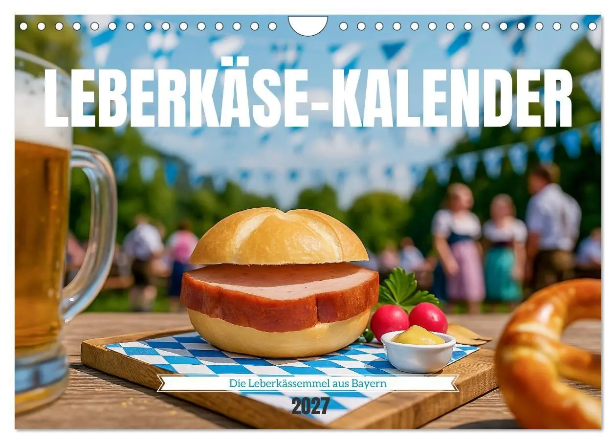 Cover: 9783516865578 | Leberkäse-Kalender - Die Leberkässemmel aus Bayern (Wandkalender...