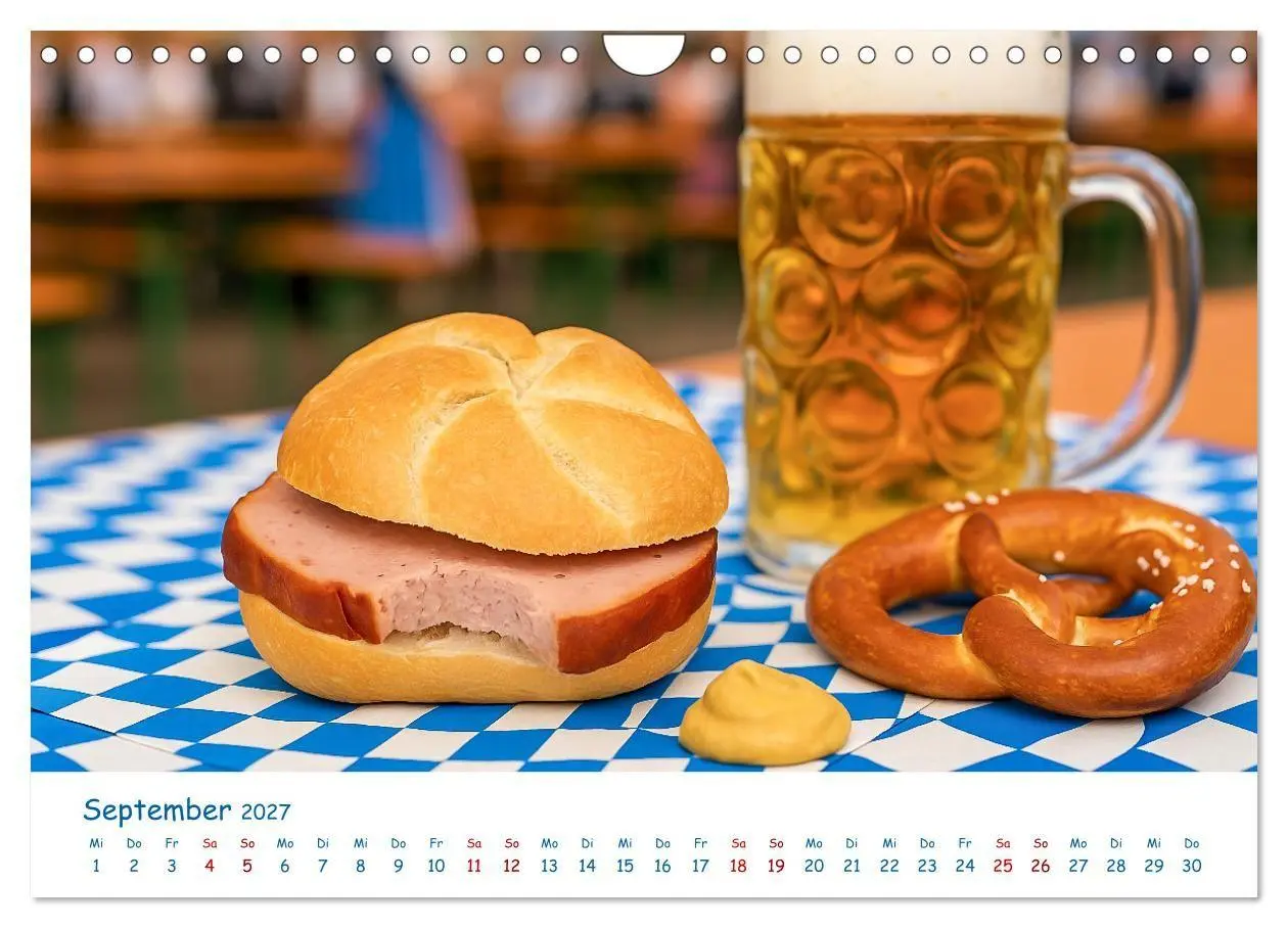 Bild: 9783516865578 | Leberkäse-Kalender - Die Leberkässemmel aus Bayern (Wandkalender...