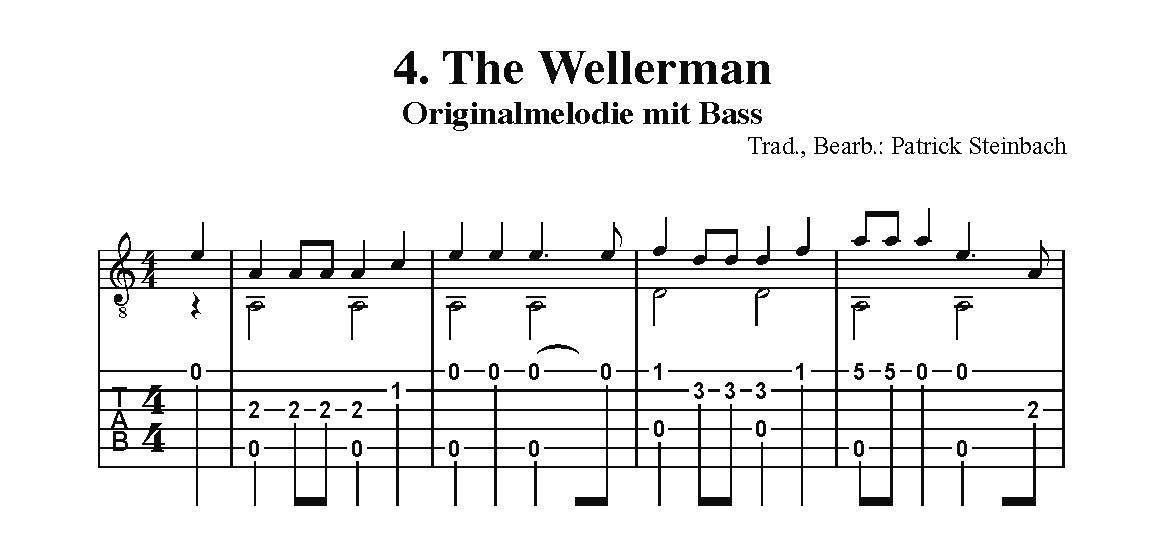 Bild: 9783869475578 | Soon May The Wellerman Come. Für Gitarre | Patrick Steinbach | 12 S.