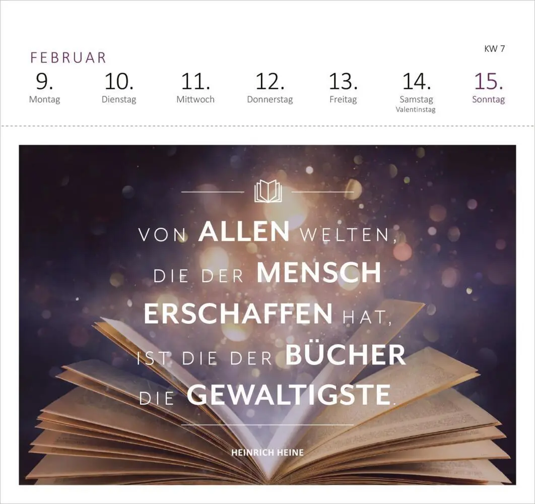 Bild: 4014489135678 | Postkartenkalender Feel the love 2026 | Kalender | 108 S. | Deutsch