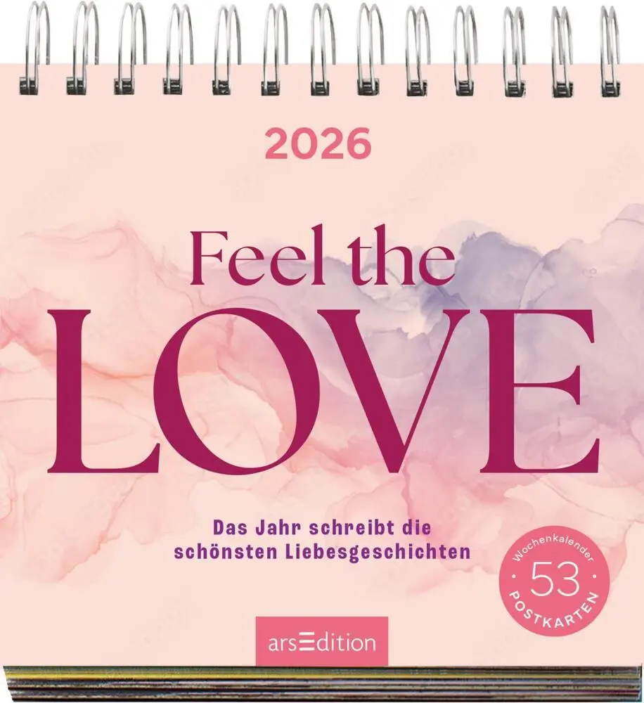 Bild: 4014489135678 | Postkartenkalender Feel the love 2026 | Kalender | 108 S. | Deutsch