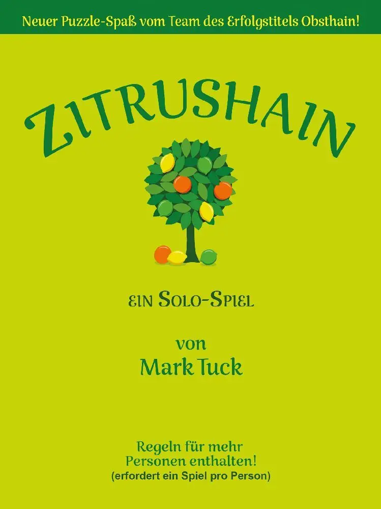 Cover: 4270001195678 | Zitrushain | Ein Solo-Spiel | Mark Tuck | Spiel | In Spielebox | 2023