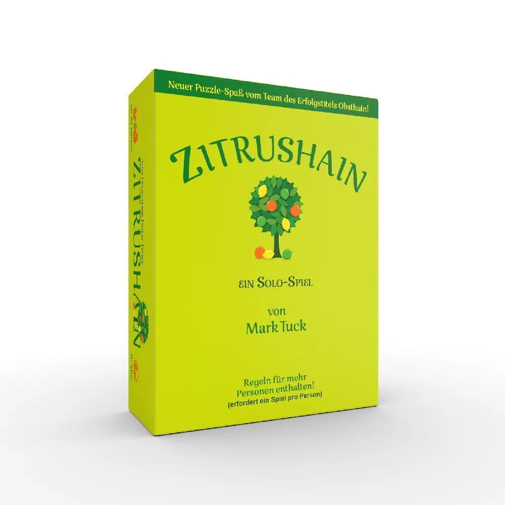 Bild: 4270001195678 | Zitrushain | Ein Solo-Spiel | Mark Tuck | Spiel | In Spielebox | 2023