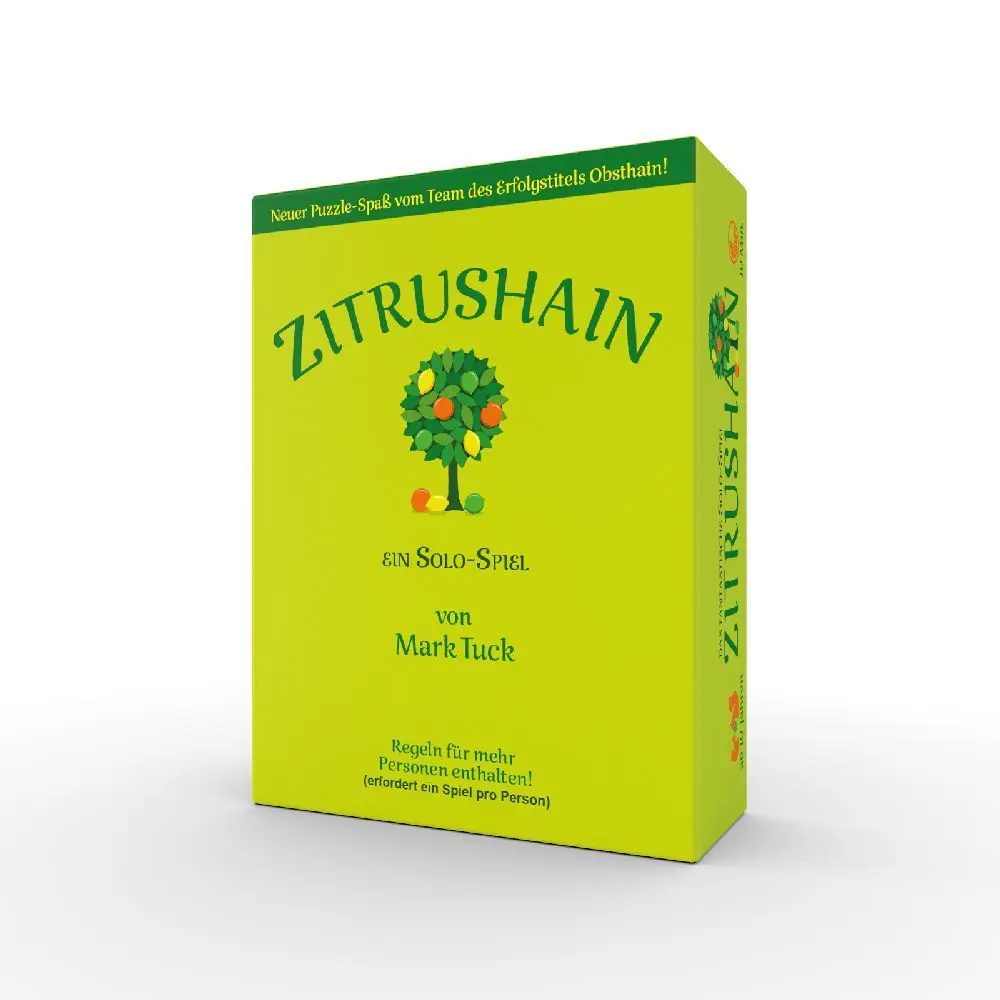 Bild: 4270001195678 | Zitrushain | Ein Solo-Spiel | Mark Tuck | Spiel | In Spielebox | 2023