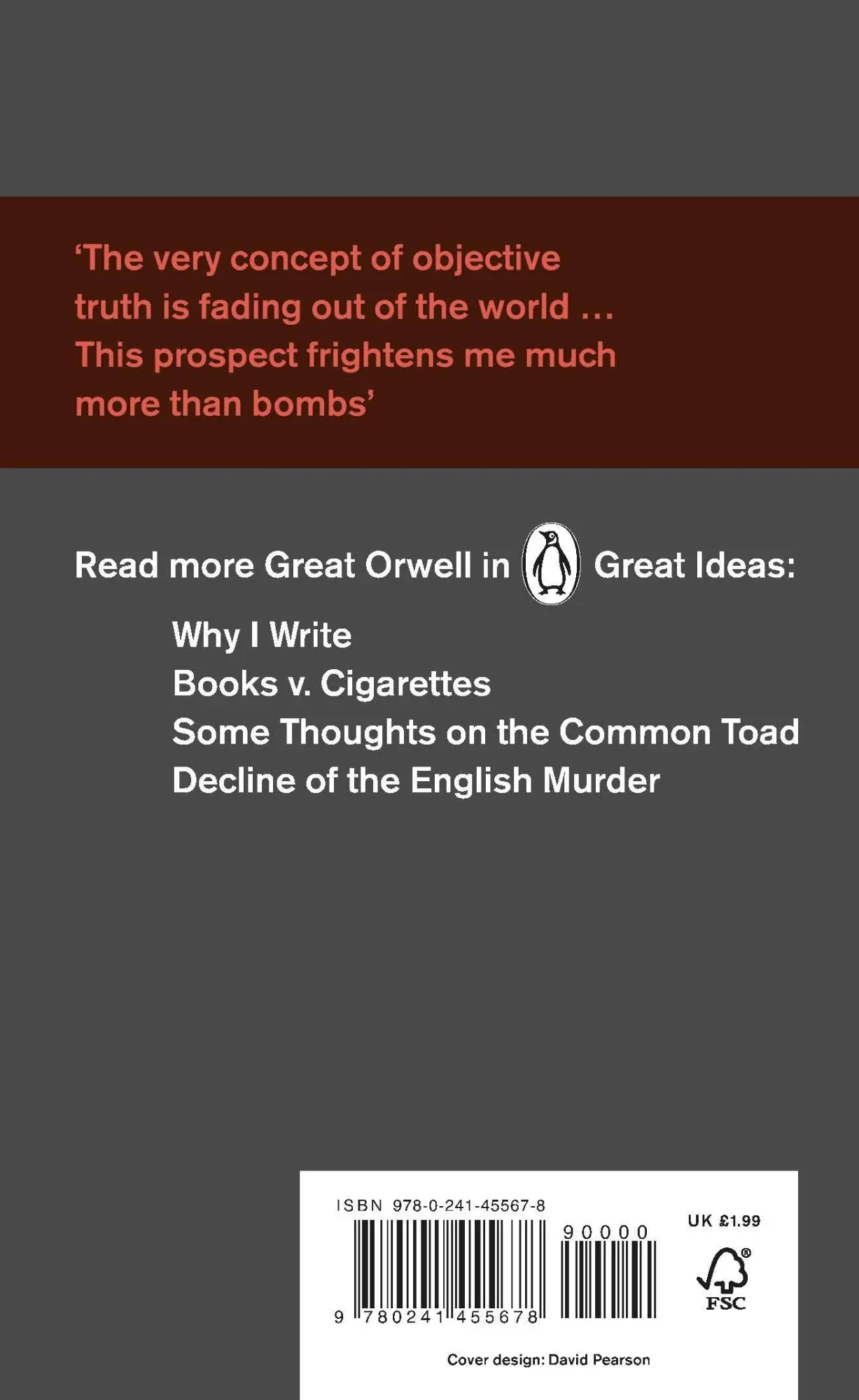 Rückseite: 9780241455678 | Fascism and Democracy | George Orwell | Taschenbuch | 48 S. | Englisch