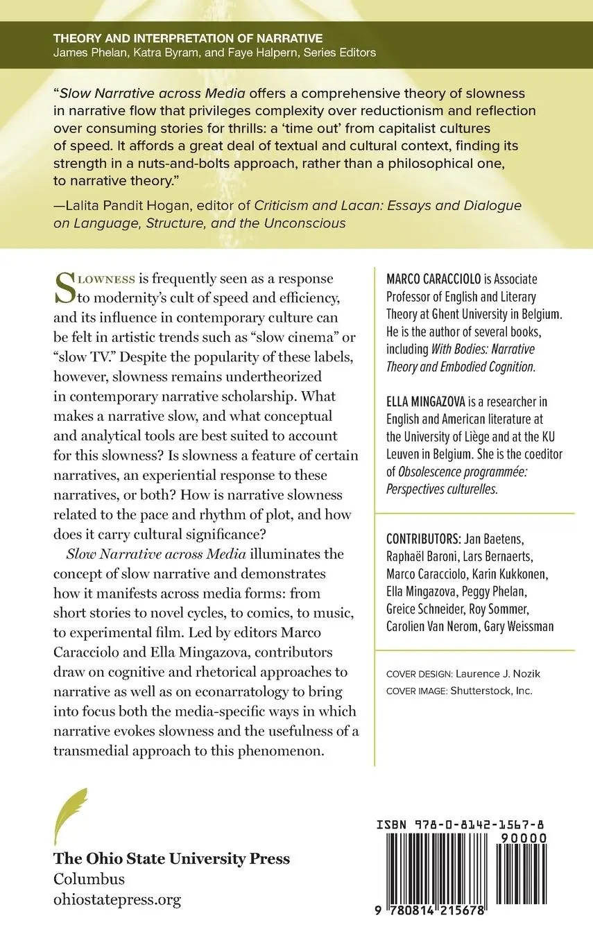 Rückseite: 9780814215678 | Slow Narrative across Media | Marco Caracciolo | Buch | Englisch