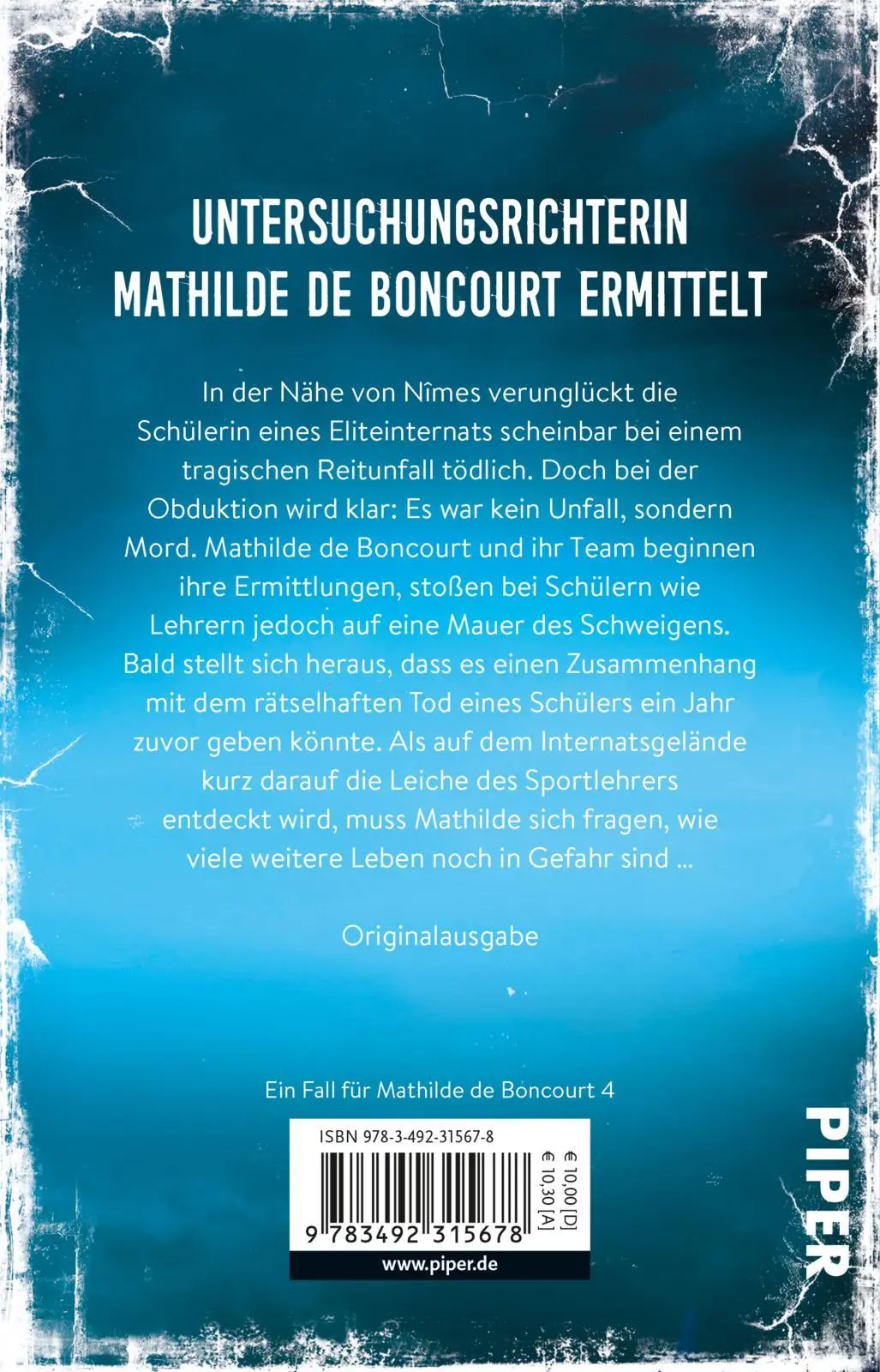 Rückseite: 9783492315678 | Die Richterin und das Ritual des Todes | Liliane Fontaine | Buch