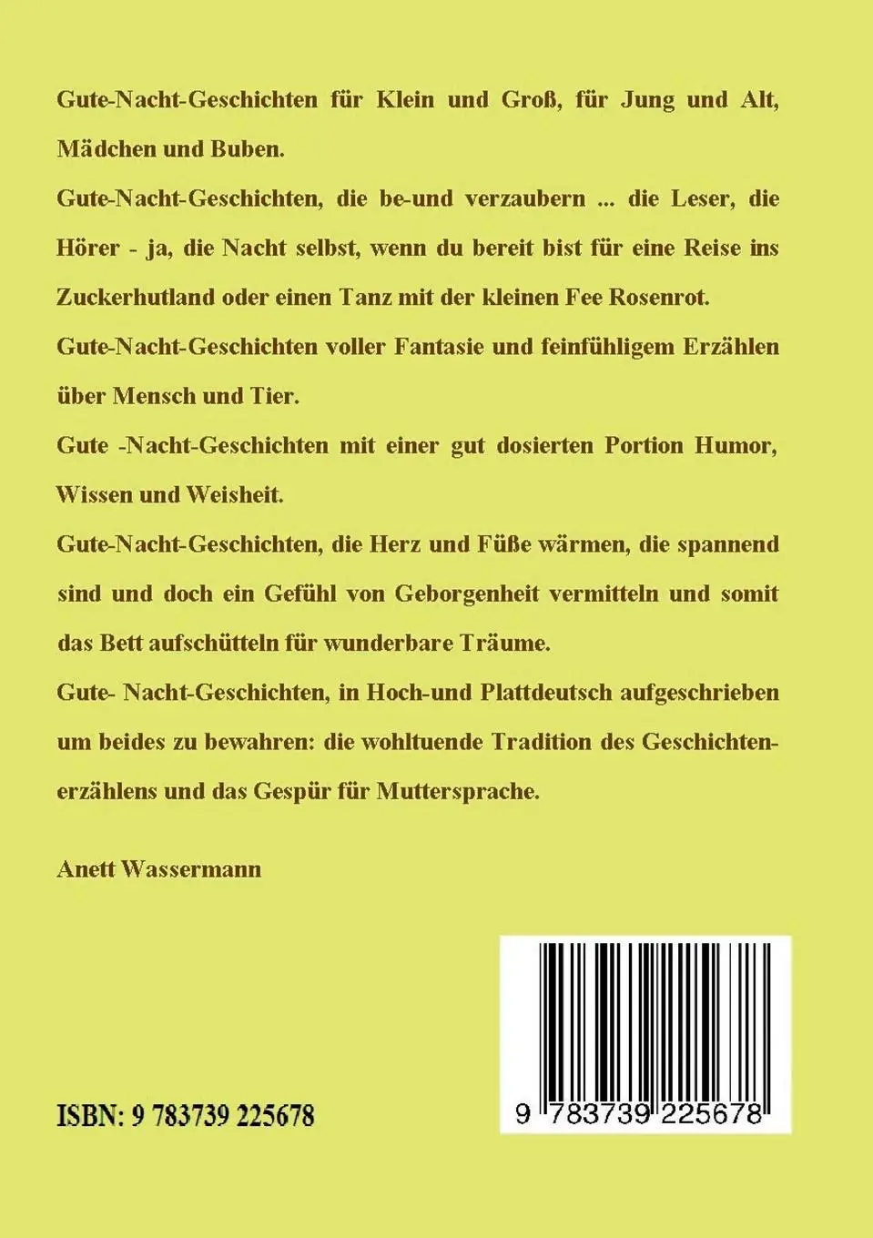 Rückseite: 9783739225678 | Die Nachteule | Gutenachtgeschichten | Ewald Eden | Taschenbuch | 2015