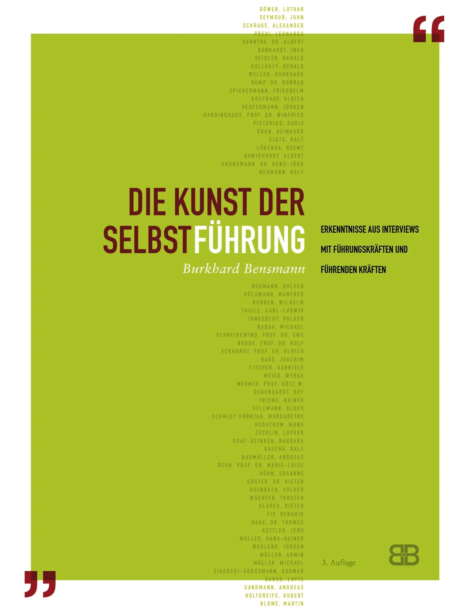 Cover: 9783837095678 | Die Kunst der Selbstführung | Burkhard Bensmann | Taschenbuch | 188 S.