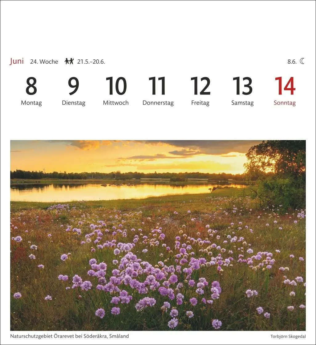 Bild: 9783840035678 | Schweden Sehnsuchtskalender 2026 - Wochenkalender mit 53 Postkarten