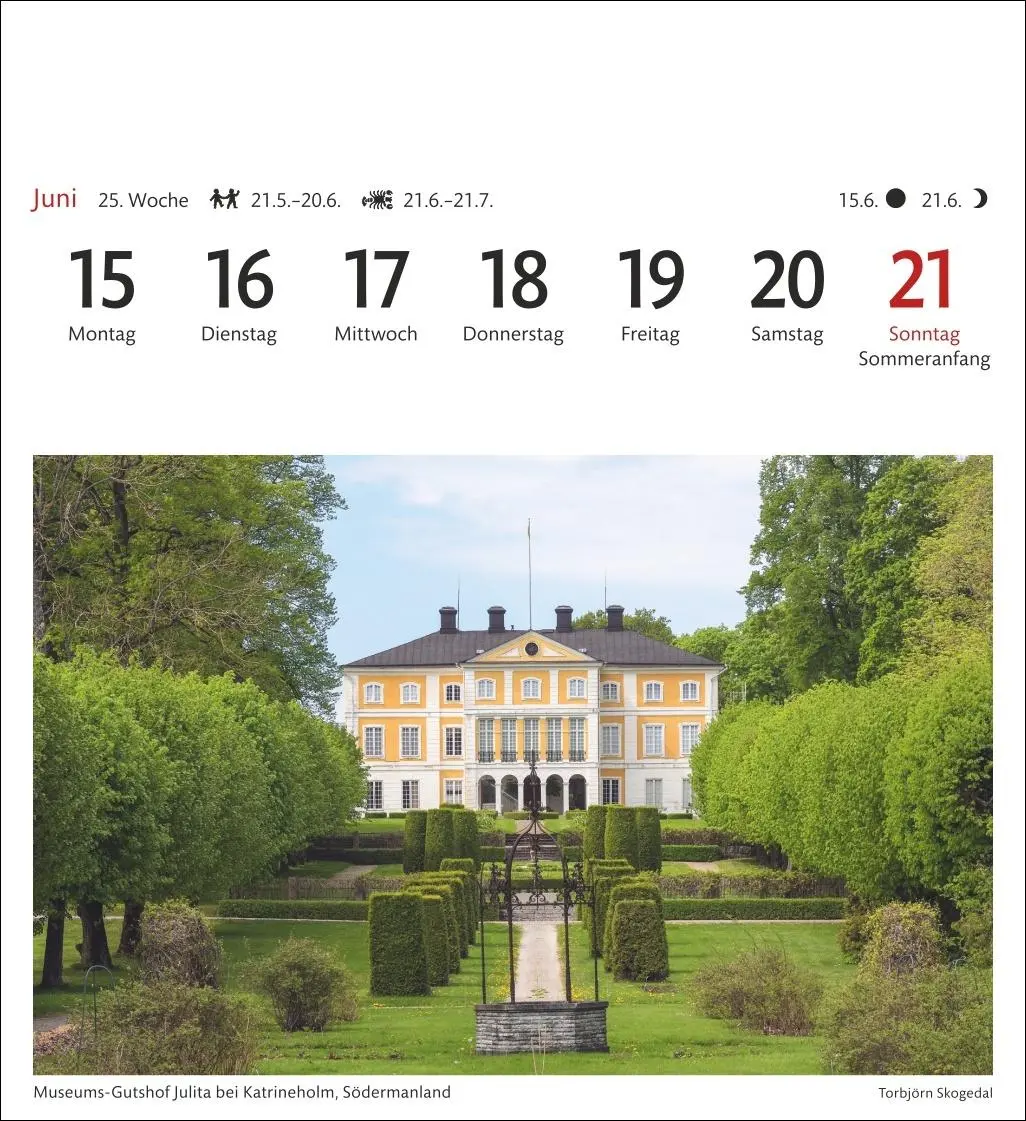 Bild: 9783840035678 | Schweden Sehnsuchtskalender 2026 - Wochenkalender mit 53 Postkarten