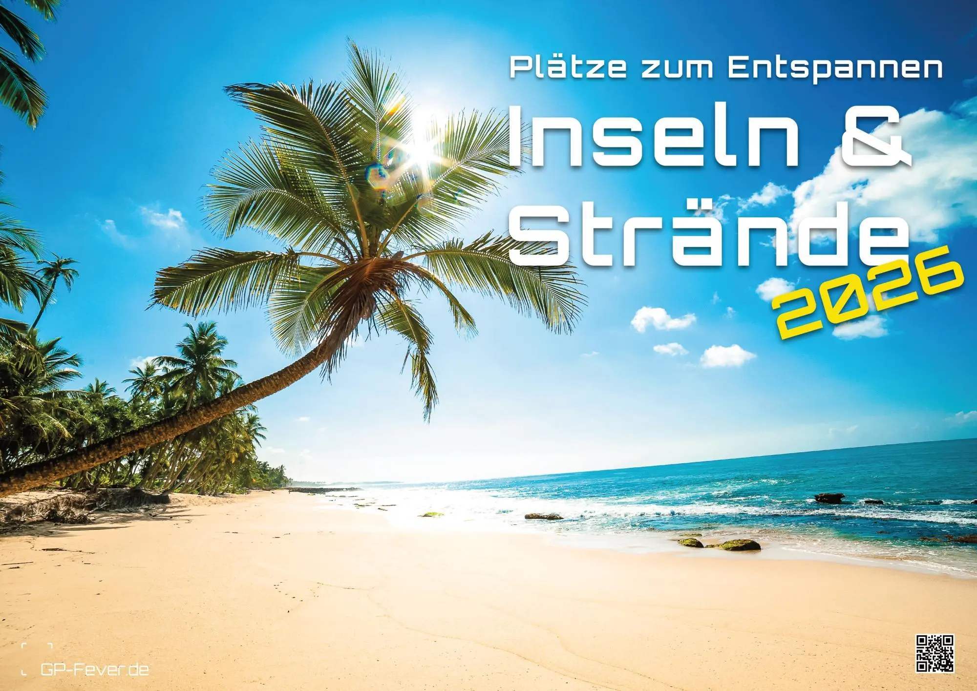 Cover: 9783986735678 | Inseln &amp; Strände - Plätze zum Entspannen - 2026 - Kalender DIN A3 | de