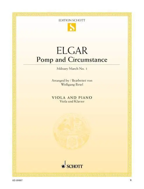 Cover: 9790001175678 | Pomp and Circumstance op. 39/1 | Military March No. 1 | Edward Elgar