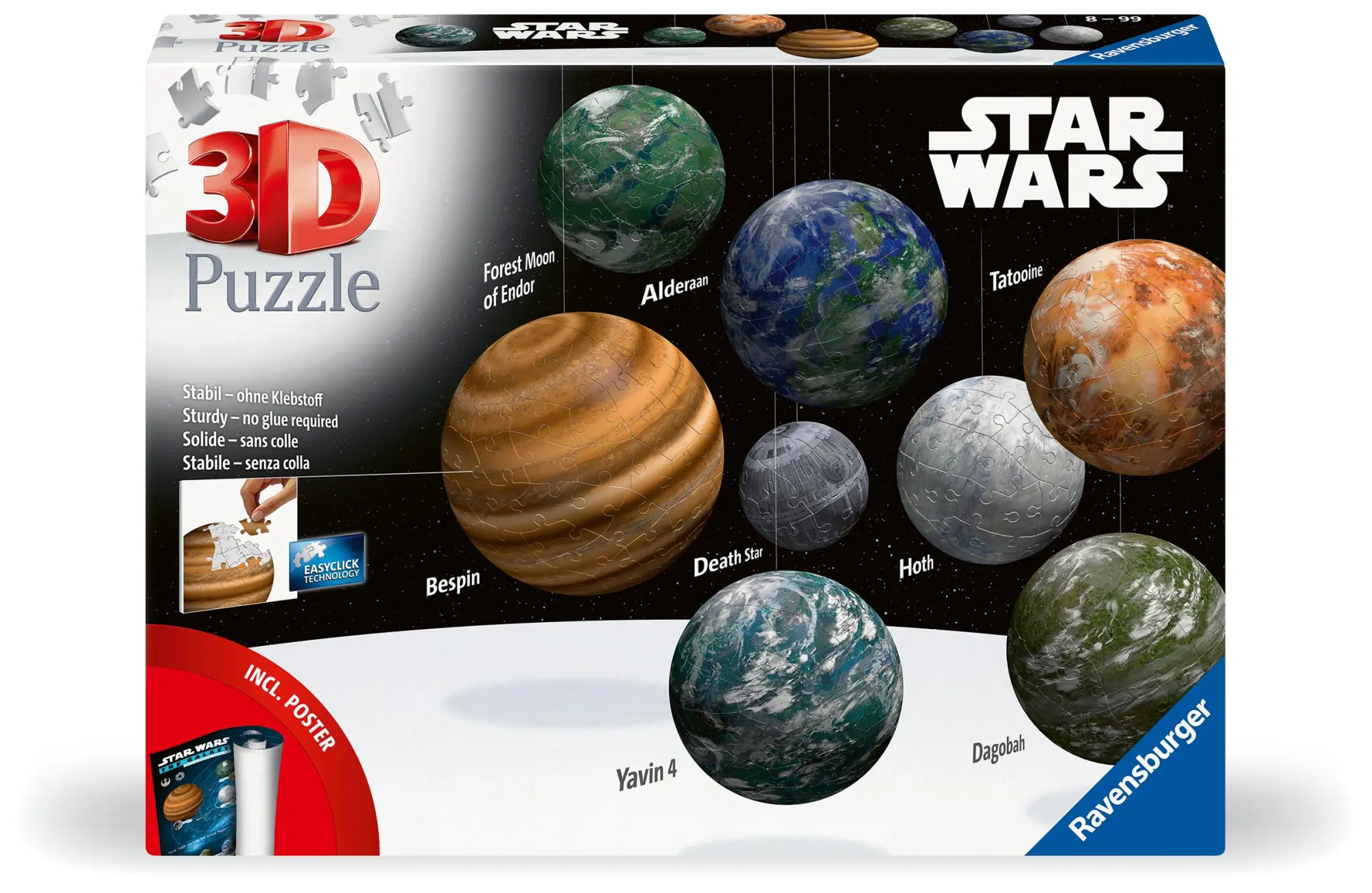 Cover: 4005556115778 | 3D Puzzle-Ball Sortiment: Star Wars Himmelskörper | Spiel | 3D Puzzles