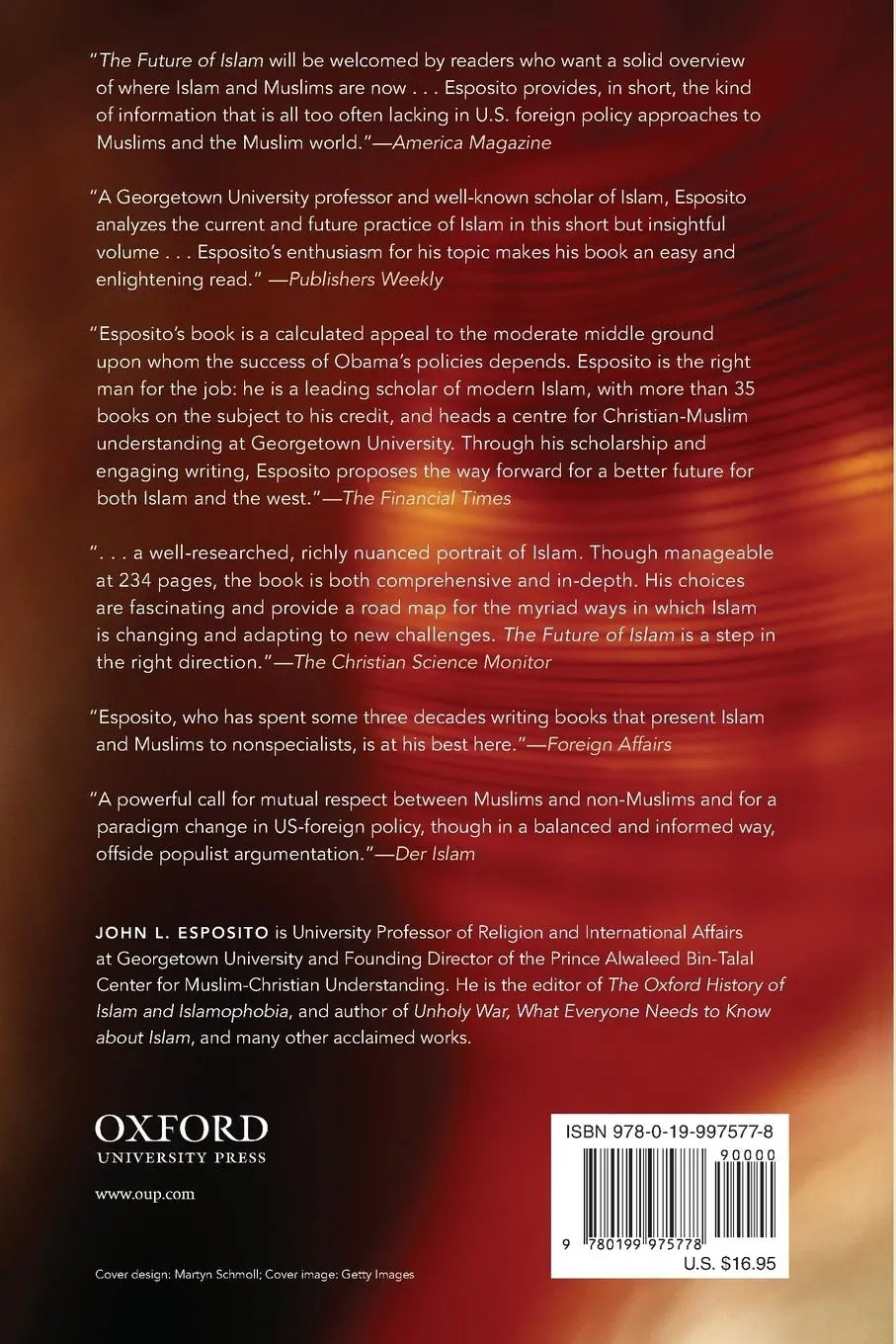 Rückseite: 9780199975778 | Future of Islam | John L. Esposito | Taschenbuch | Englisch | 2013