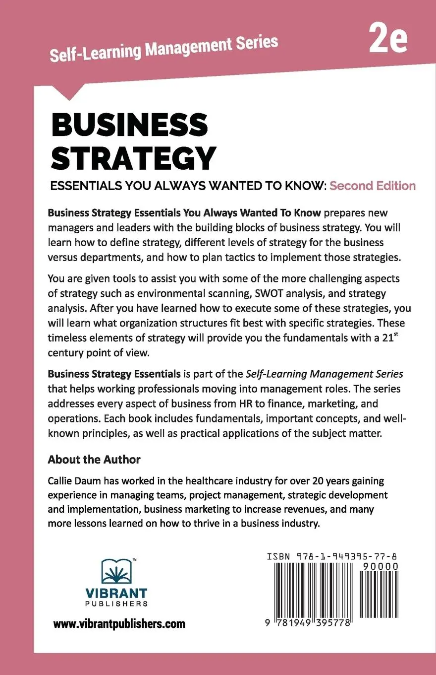 Rückseite: 9781949395778 | Business Strategy Essentials You Always Wanted To Know (Second...