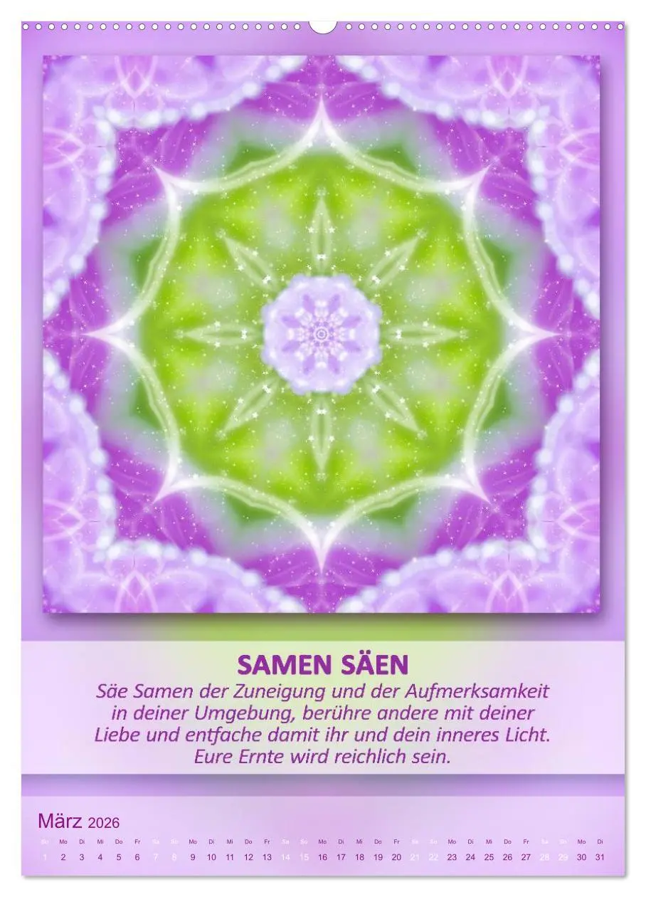 Bild: 9783516465778 | Light Energy Mandalas - Kalender - Vol. 2 (Wandkalender 2026 DIN A2...