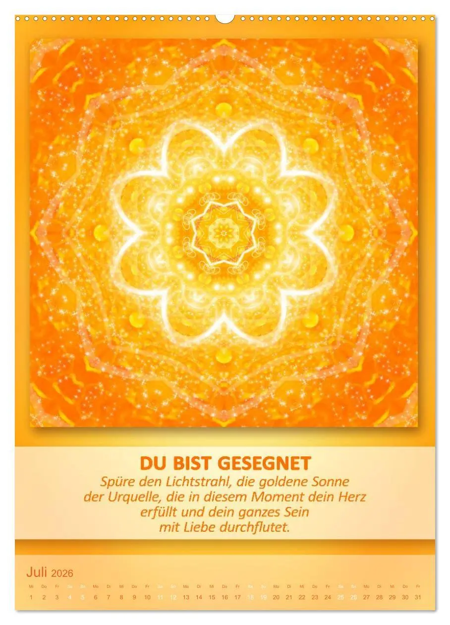Bild: 9783516465778 | Light Energy Mandalas - Kalender - Vol. 2 (Wandkalender 2026 DIN A2...