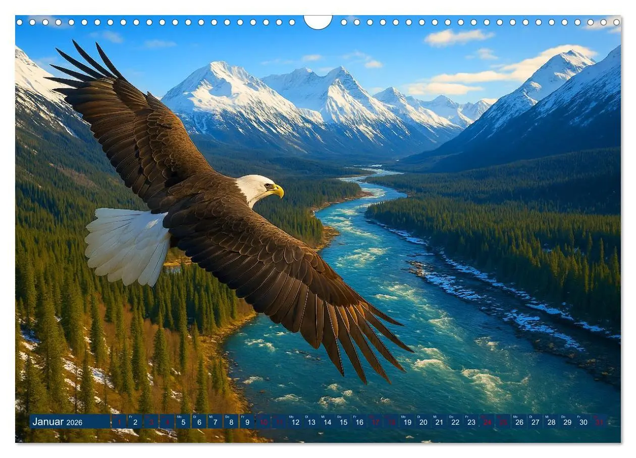 Bild: 9783516605778 | Über dem Vogelflug (Wandkalender 2026 DIN A3 quer), CALVENDO...