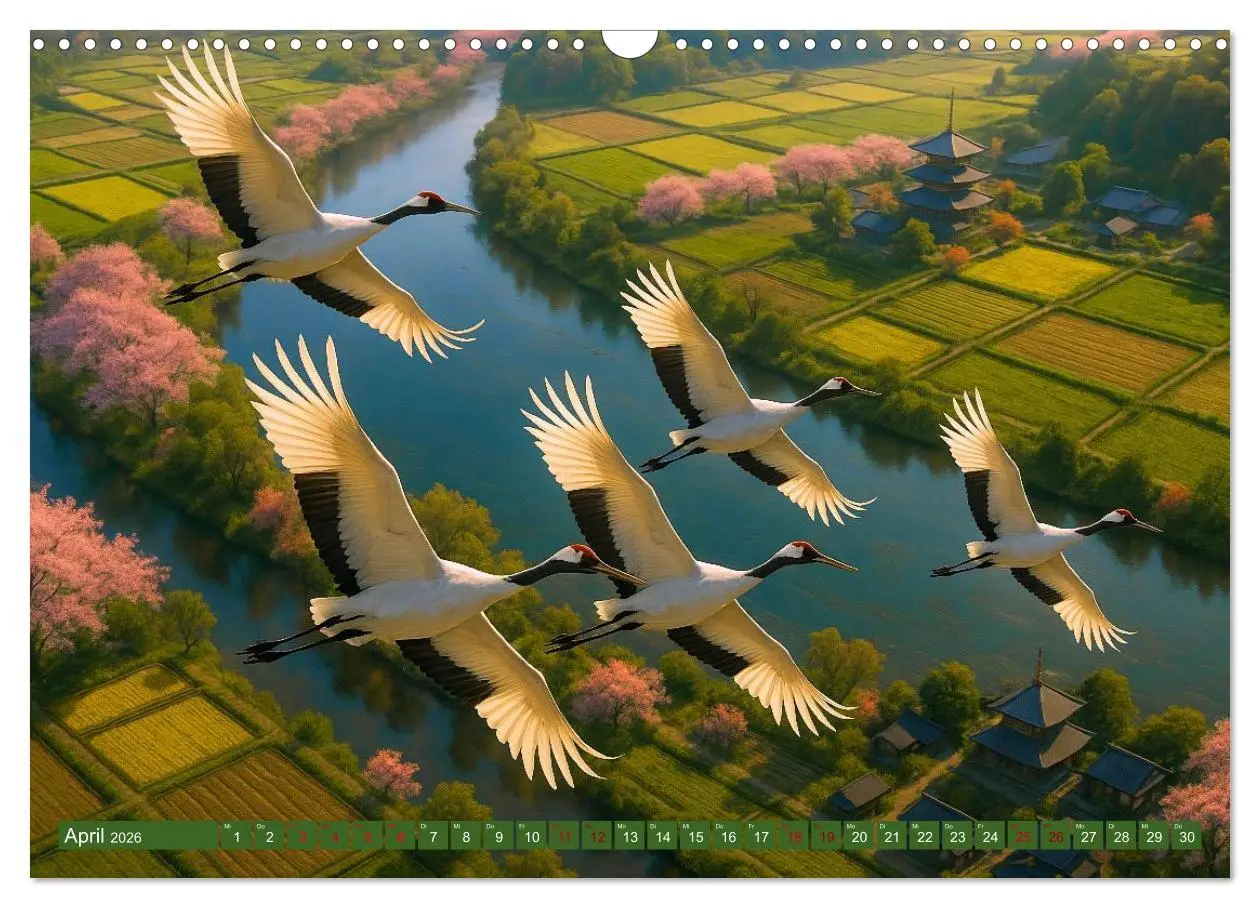 Bild: 9783516605778 | Über dem Vogelflug (Wandkalender 2026 DIN A3 quer), CALVENDO...