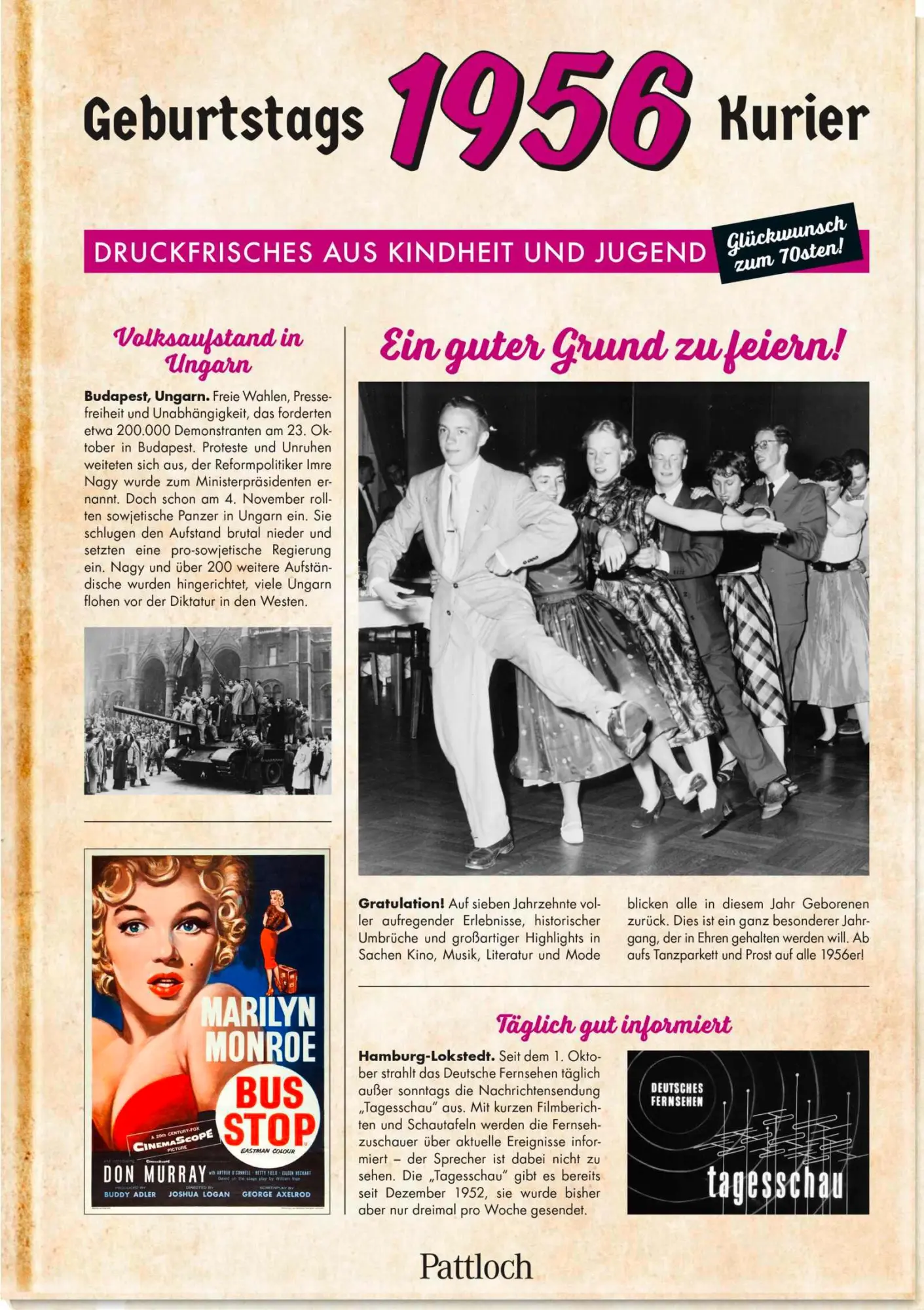 Cover: 9783629015778 | 1956 - Geburtstagskurier | Ute Wielandt | Buch | 80 S. | Deutsch