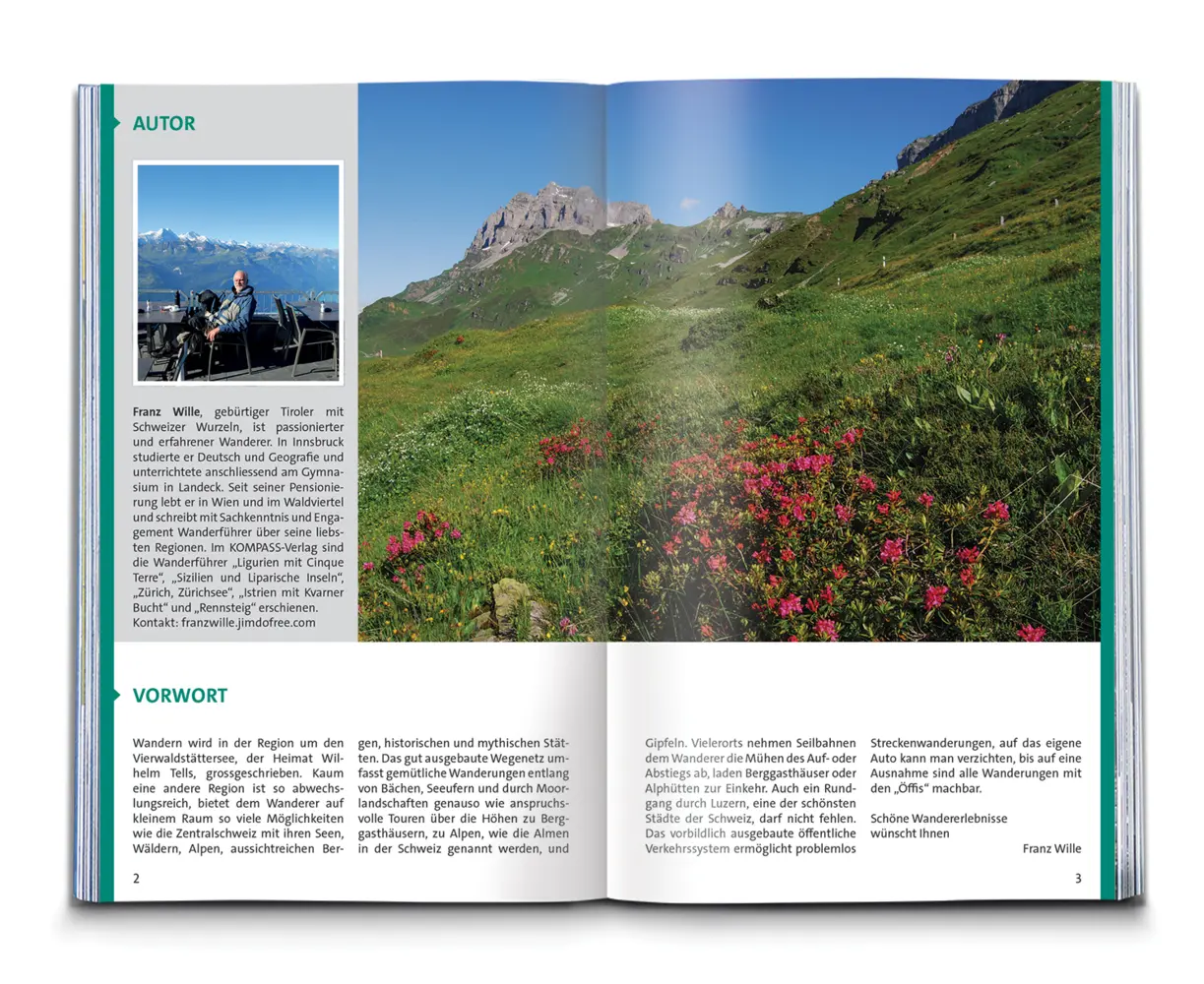 Bild: 9783990445778 | KOMPASS Wanderführer Vierwaldstättersee, Gotthard, 55 Touren mit...