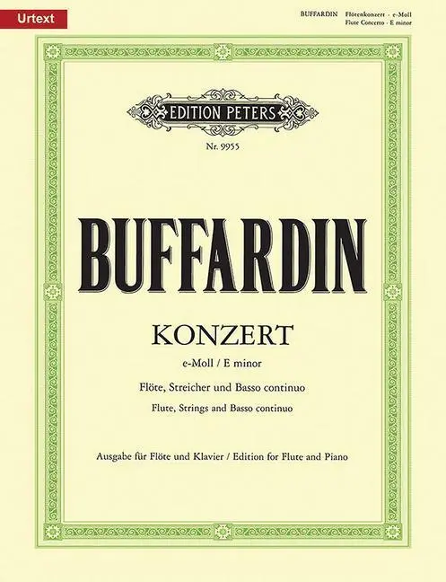 Cover: 9790014105778 | Konzert für Flöte, Streicher und Basso contin | Flöte &amp; Klavier | Buch