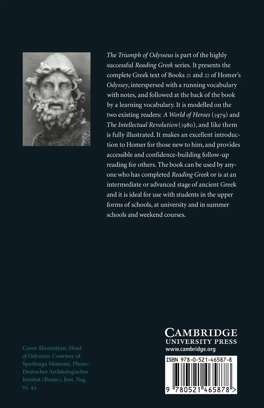 Rückseite: 9780521465878 | The Triumph of Odysseus | Homer's Odyssey Books 21 and 22 | Buch
