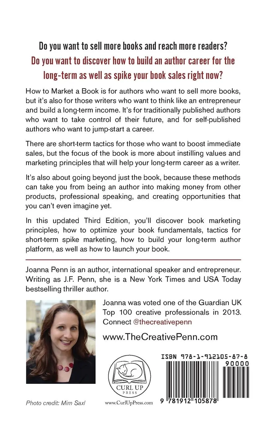 Rückseite: 9781912105878 | How To Market A Book | Third Edition | Joanna Penn | Taschenbuch