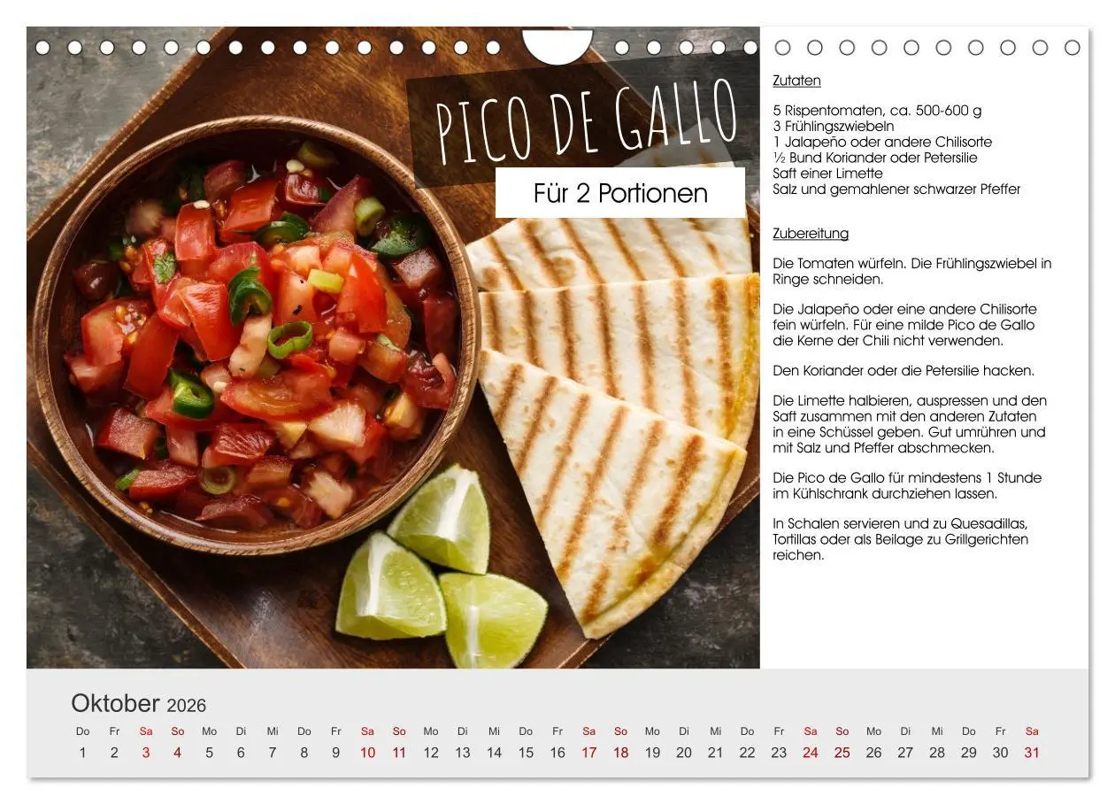 Bild: 9783457295878 | Vegetarisch - leicht und lecker (Wandkalender 2026 DIN A4 quer),...