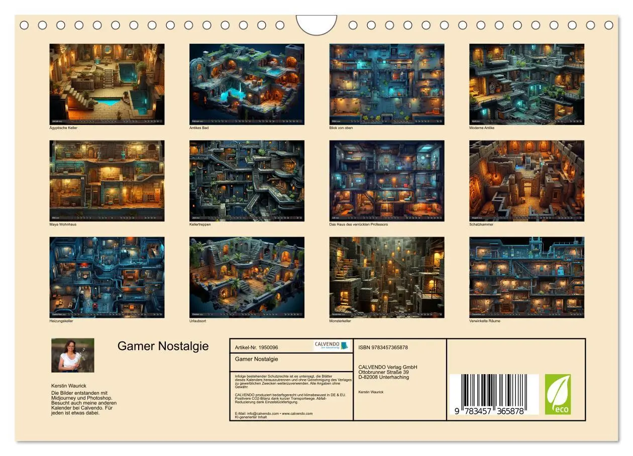 Bild: 9783457365878 | Gamer Nostalgie (Wandkalender 2026 DIN A4 quer), CALVENDO...