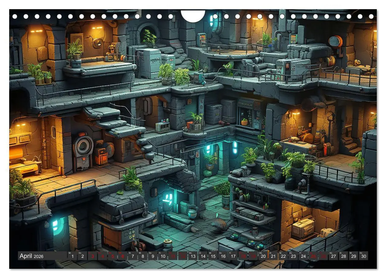 Bild: 9783457365878 | Gamer Nostalgie (Wandkalender 2026 DIN A4 quer), CALVENDO...
