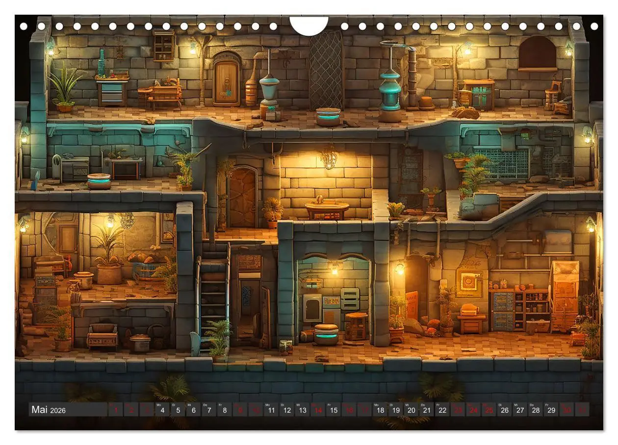 Bild: 9783457365878 | Gamer Nostalgie (Wandkalender 2026 DIN A4 quer), CALVENDO...