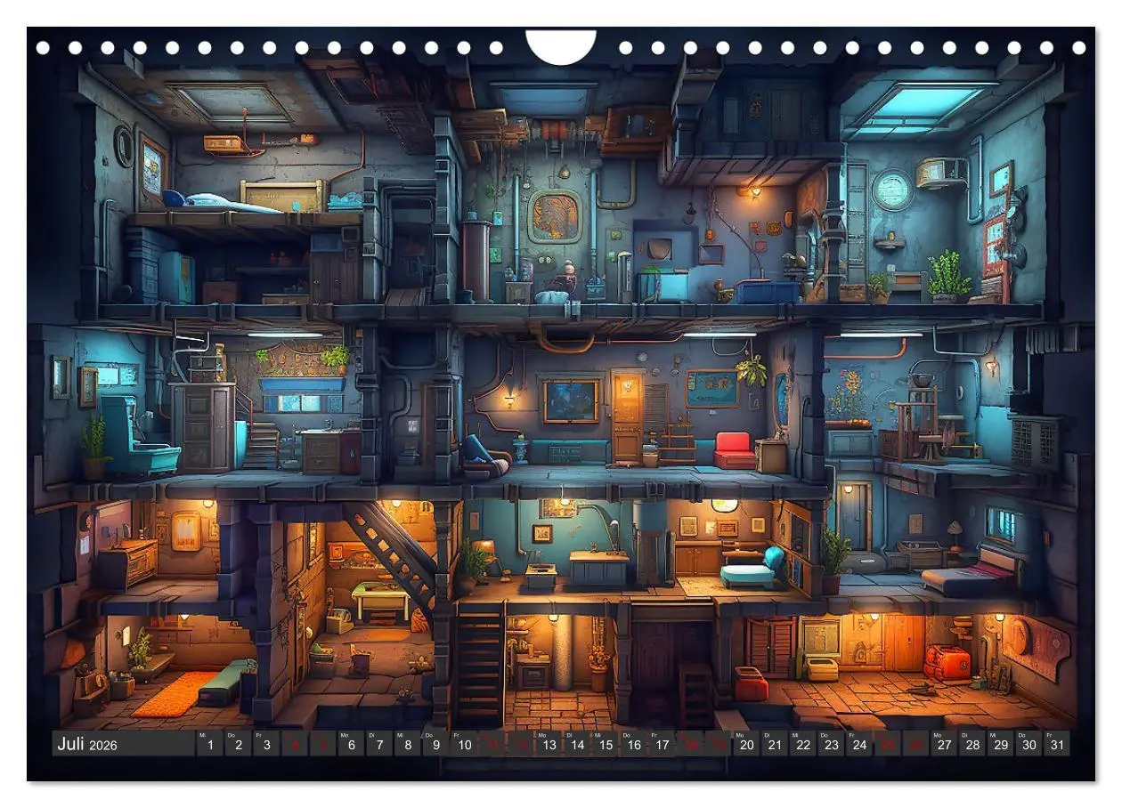 Bild: 9783457365878 | Gamer Nostalgie (Wandkalender 2026 DIN A4 quer), CALVENDO...