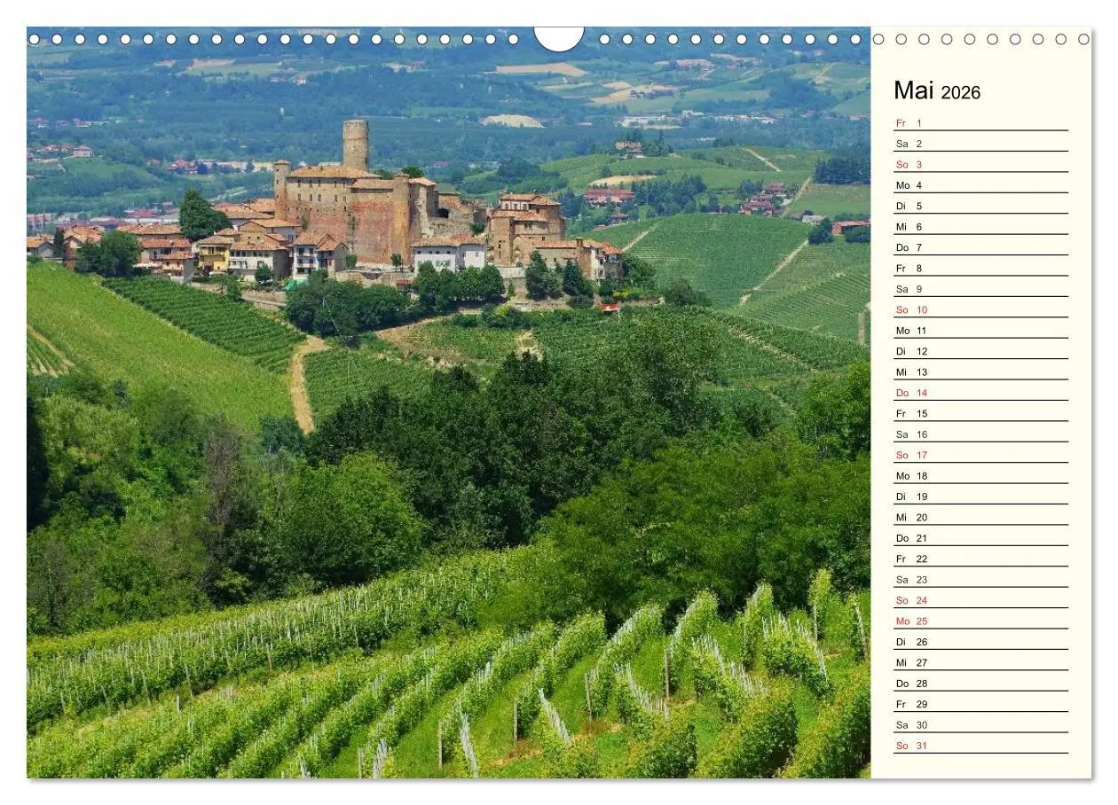 Bild: 9783457985878 | Die Langhe - Im Herzen des Piemonts (Wandkalender 2026 DIN A3...