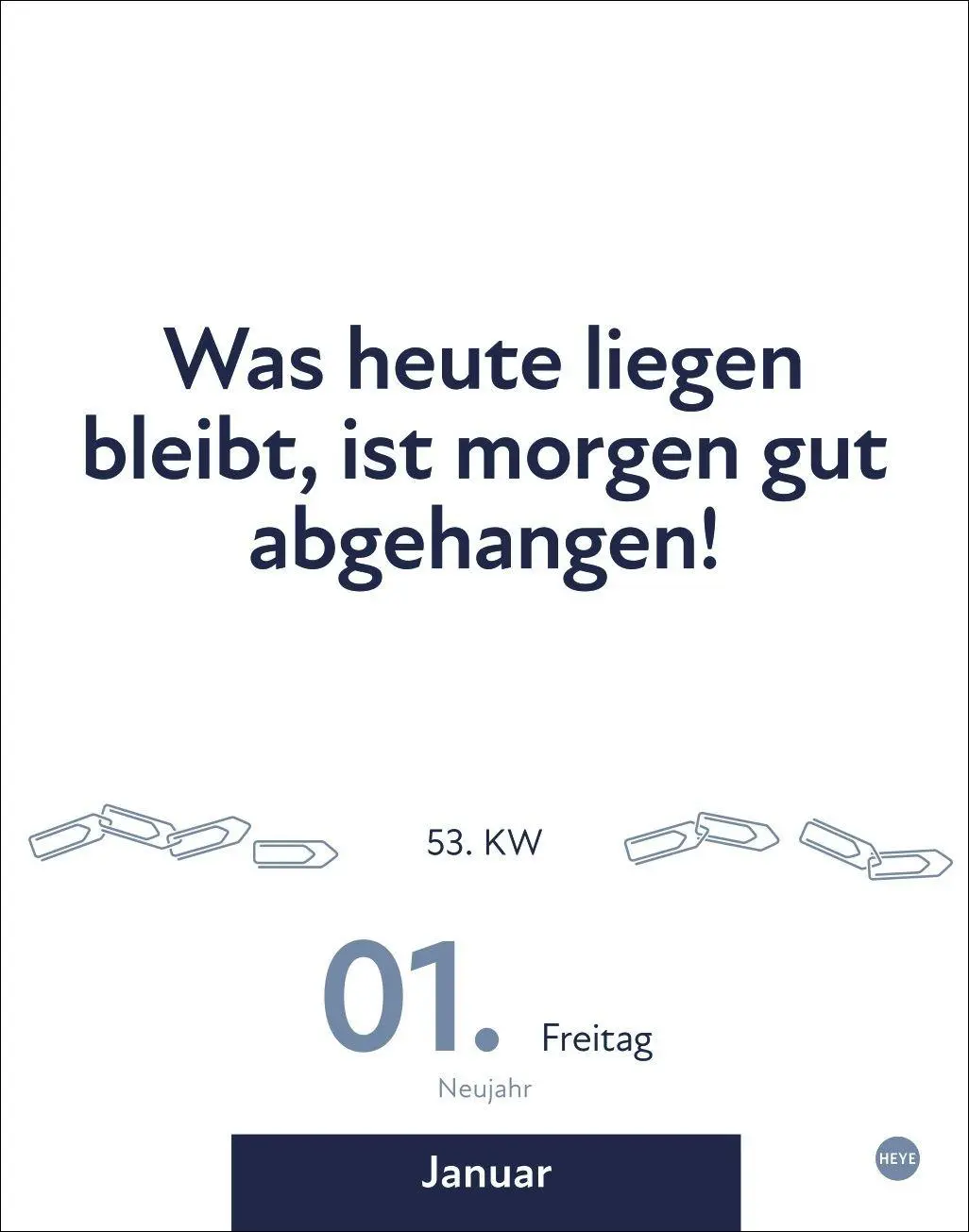 Bild: 9783756415878 | Die besten Sprüche für lange Bürotage Tagesabreißkalender 2027 | Heye
