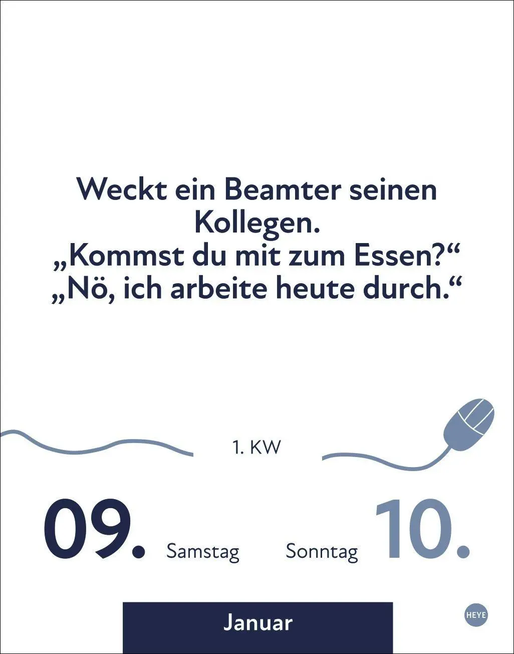 Bild: 9783756415878 | Die besten Sprüche für lange Bürotage Tagesabreißkalender 2027 | Heye
