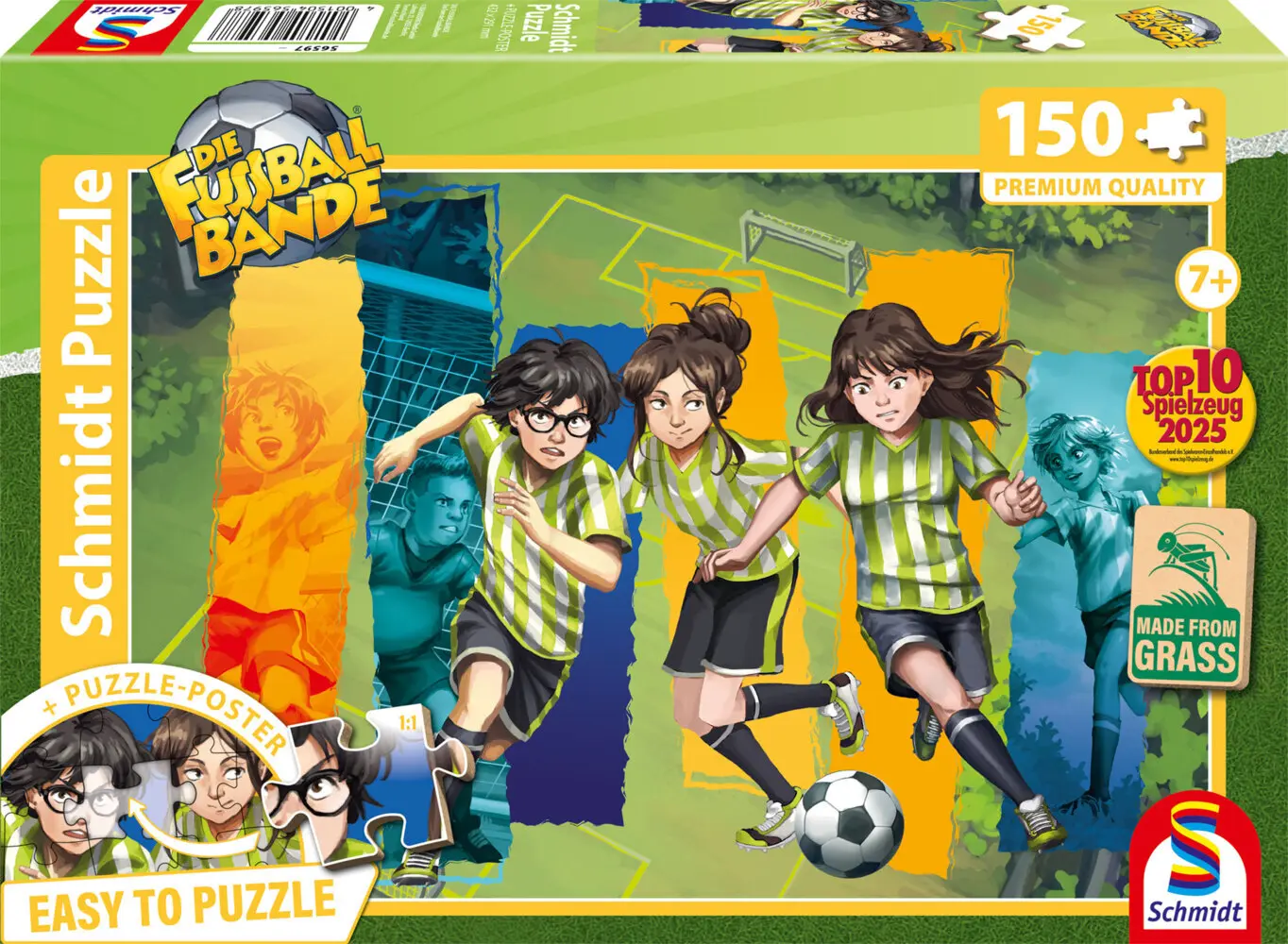 Cover: 4001504565978 | Die Fussballbande, Das Team der Fussballbande, 150 Teile | Spiel
