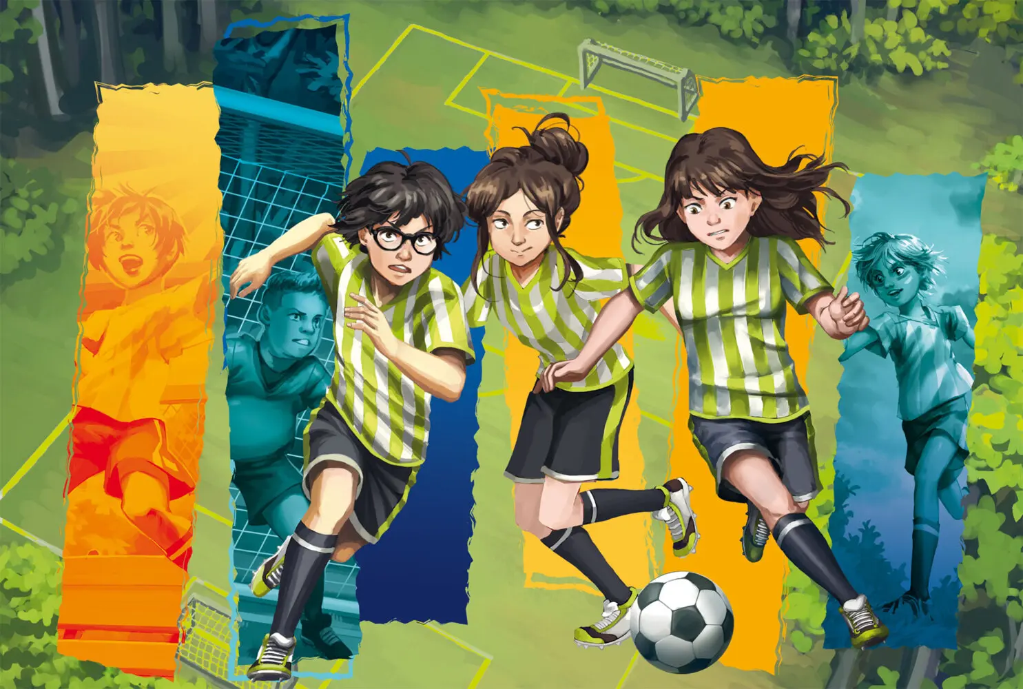 Bild: 4001504565978 | Die Fussballbande, Das Team der Fussballbande, 150 Teile | Spiel