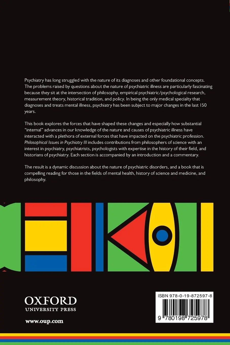Rückseite: 9780198725978 | Philosophical Issues in Psychiatry III | Kenneth S. Kendler (u. a.)