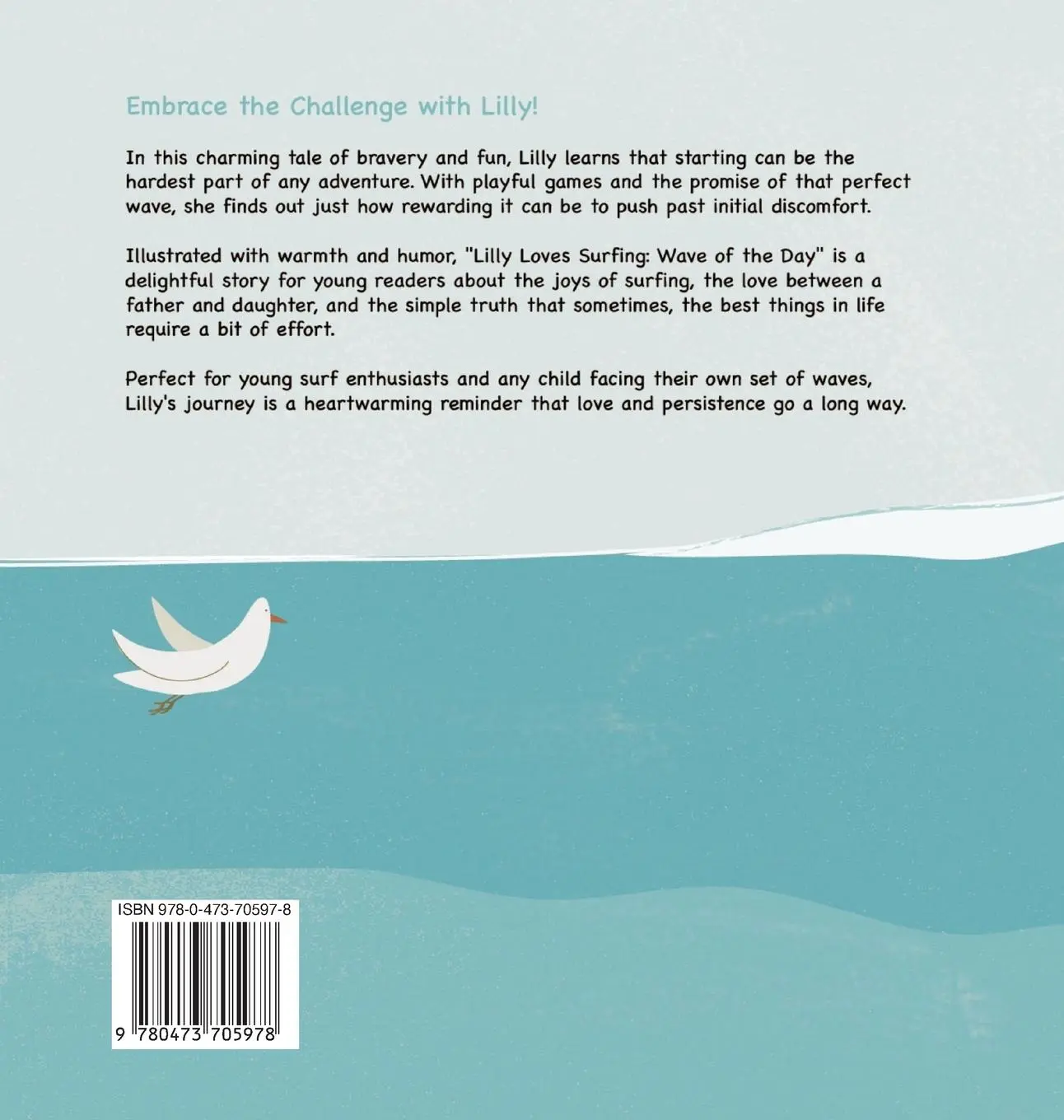 Rückseite: 9780473705978 | Lilly Loves Surfing | Wave of the Day | Bradley Hook | Buch | Englisch