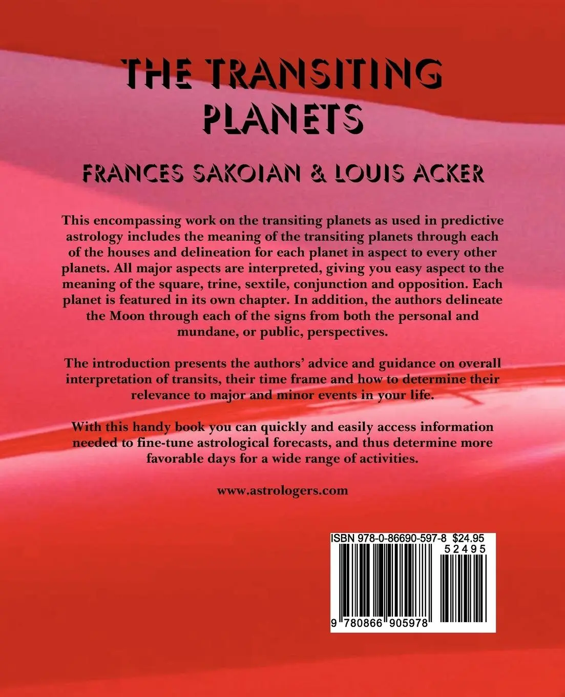 Rückseite: 9780866905978 | The Transiting Planets | Frances Sakoian (u. a.) | Taschenbuch | 2009