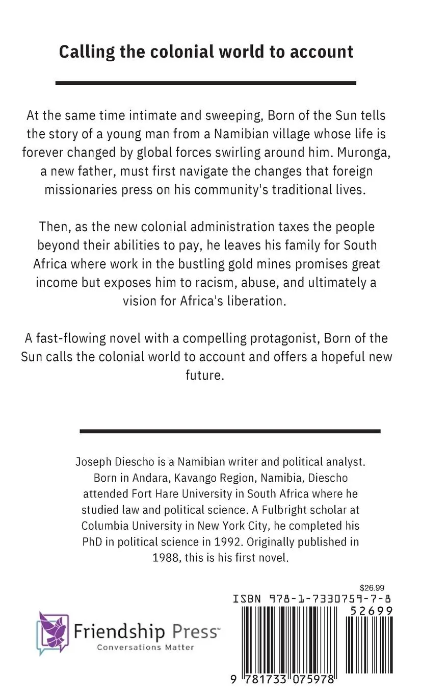 Rückseite: 9781733075978 | Born of the Sun | A Namibian Novel | Joseph Diescho | Buch | Englisch