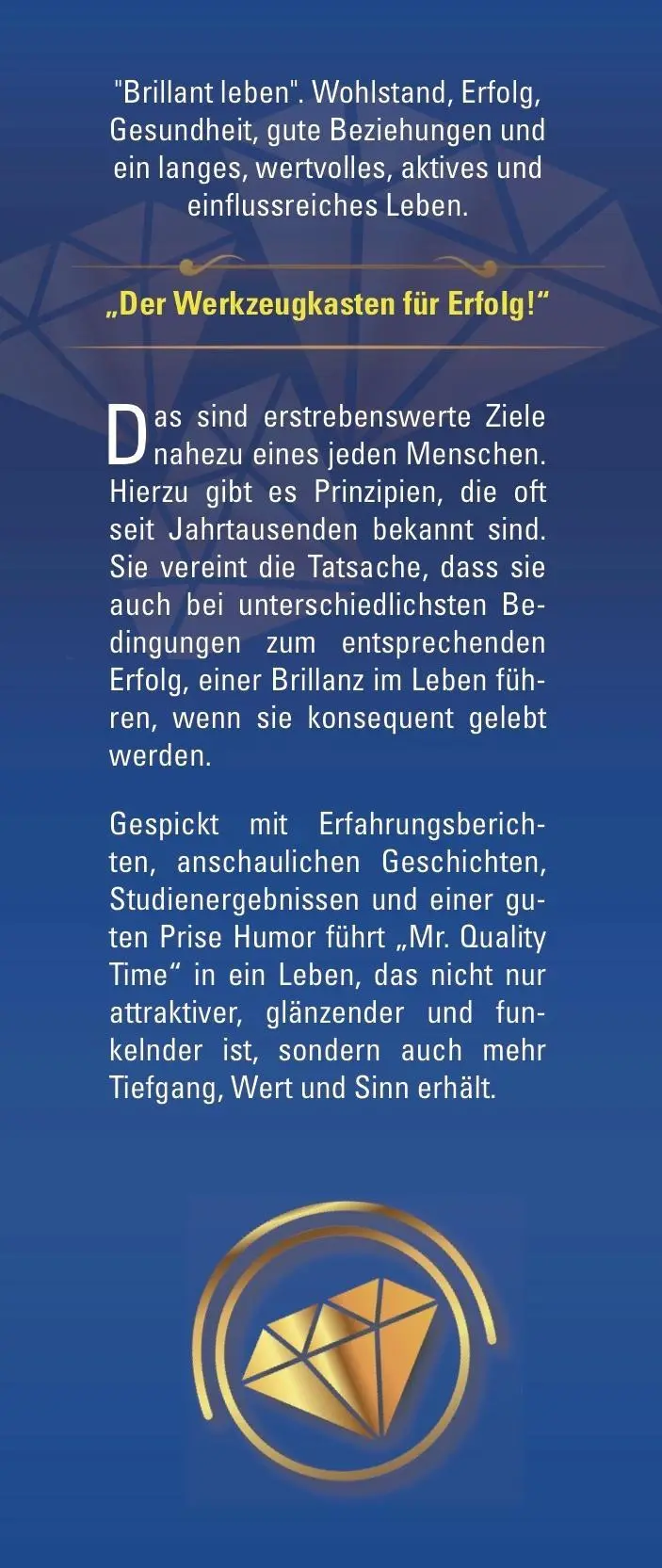 Bild: 9783000555978 | Brillant Leben | ... auf einem höheren Niveau! | Bernd Carsten Trümper